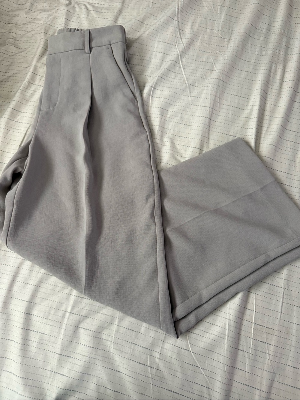 A new day High-Waist Straight Leg Dress Pants — Light Gray size 6